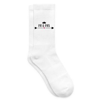 Hochzeit - Tennissocken - Weiß - Rechts