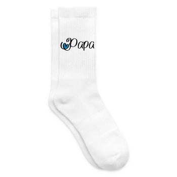 Papa - Tennissocken - Weiß - Rechts