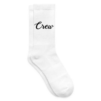 crew_schrift - Tennissocken - Weiß - Rechts