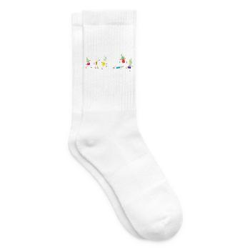 Botaniker - Tennissocken - Weiß - Rechts
