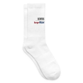 Echtes Schaumburger Mädel Niedersachsen - Tennissocken - Weiß - Rechts