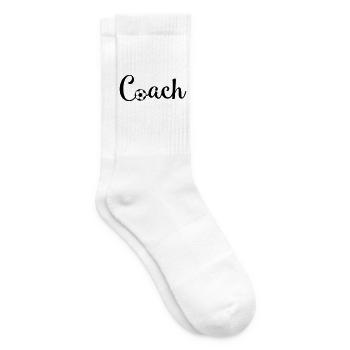 Football Coach - Tennis socks - white - Right