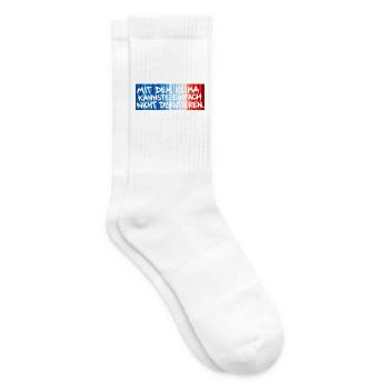 Klimastreifen - Tennissocken - Weiß - Rechts