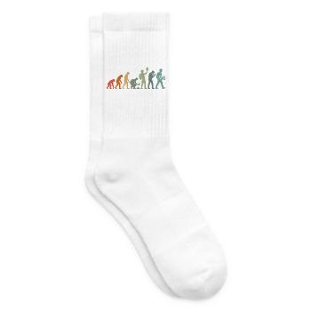  Vintage-Geologie, Edelsteinsammler, Gestein- und - Tennissocken - Weiß - Rechts