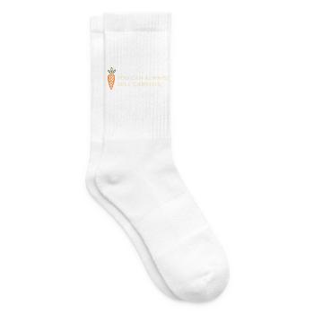Du kannst immer Karotten verkaufen - Tennissocken - Weiß - Rechts
