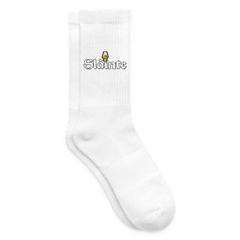 Sláinte Bierglas Design - Tennissocken - Weiß - Rechts