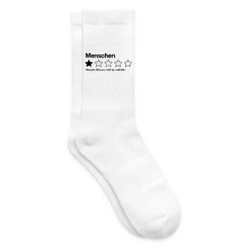 Menschen Ein Stern nicht zu empfehlen - Tennissocken - Weiß - Rechts