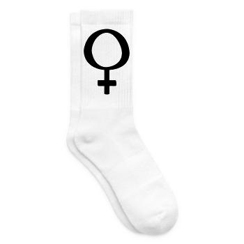 Femmes symbole - Chaussettes de tennis - blanc - Droite