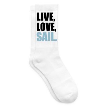 segeln - Tennissocken - Weiß - Rechts