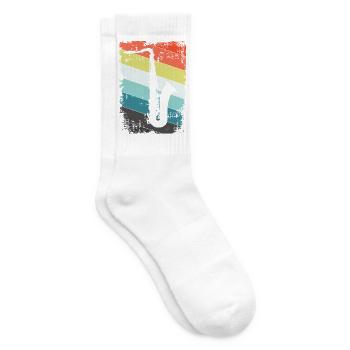 Saxophone saxophone - Tennis socks - white - Right