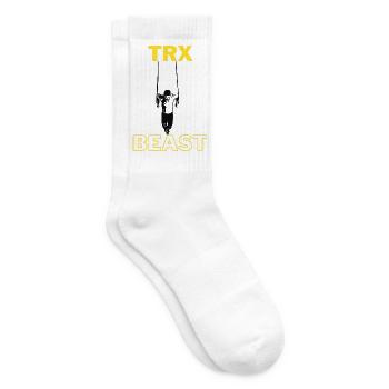 TRX Beast Kraftsilhouette - Tennissocken - Weiß - Rechts