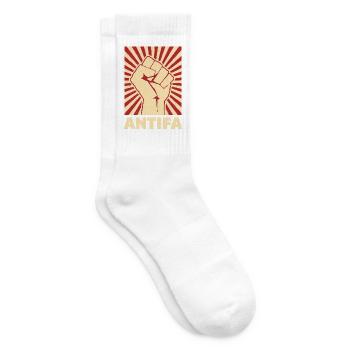 Antifa - Tennissocken - Weiß - Rechts