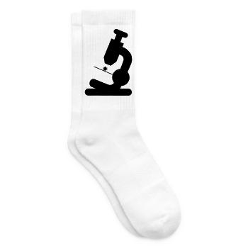 Microscope - Chaussettes de tennis - blanc - Droite