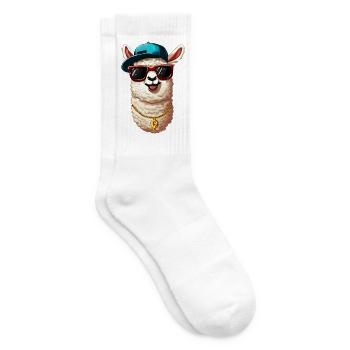 Alpaca - Tennis socks - white - Right
