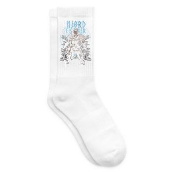 Njørd Fisker - Viking - blue - Tennissocken - Weiß - Rechts