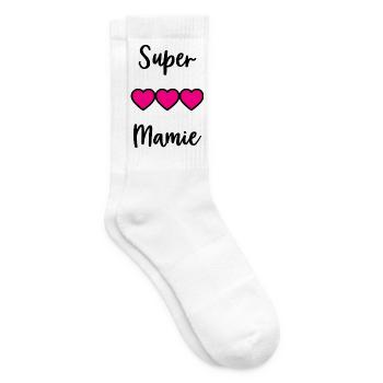 OMA. MAMA. OMA. MUTTERTAG - Tennissocken - Weiß - Rechts