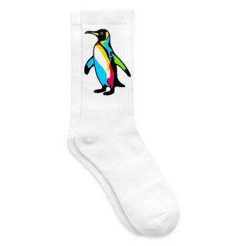 Pinguin - Tennissocken - Weiß - Rechts