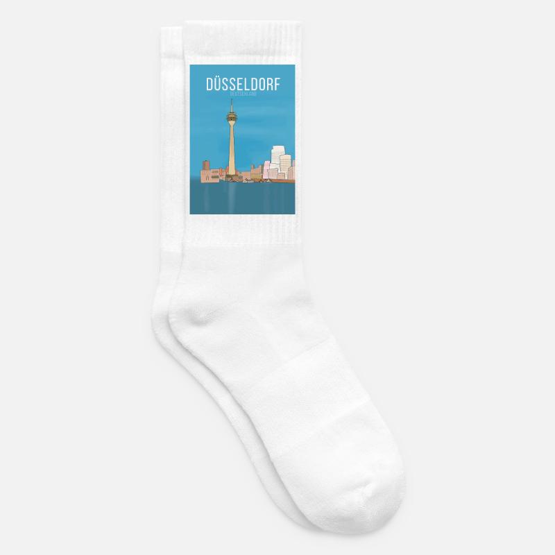 Düsseldorf - Tennissocken - Weiß