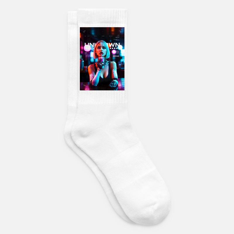 Neon dreams - Tennissocken - Weiß