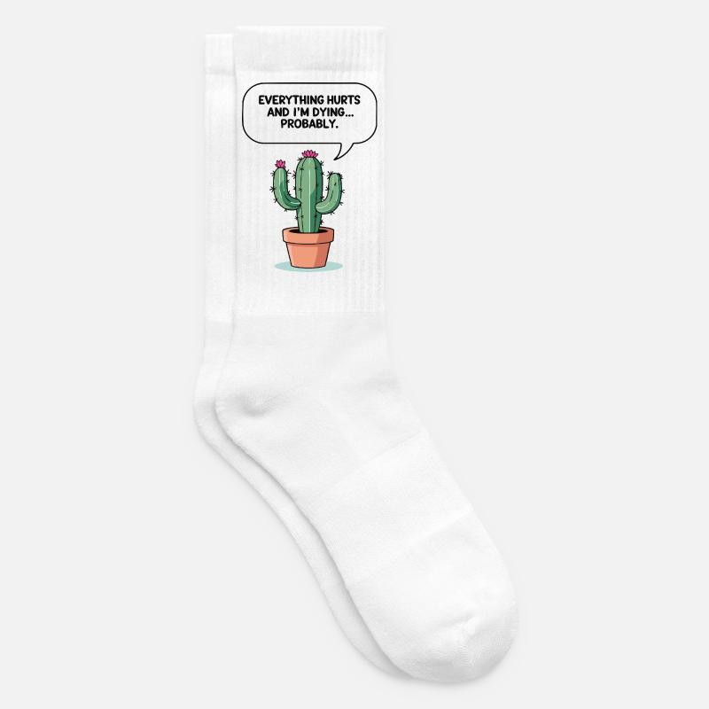 Sarkastischer Kaktus  - Tennissocken - Weiß