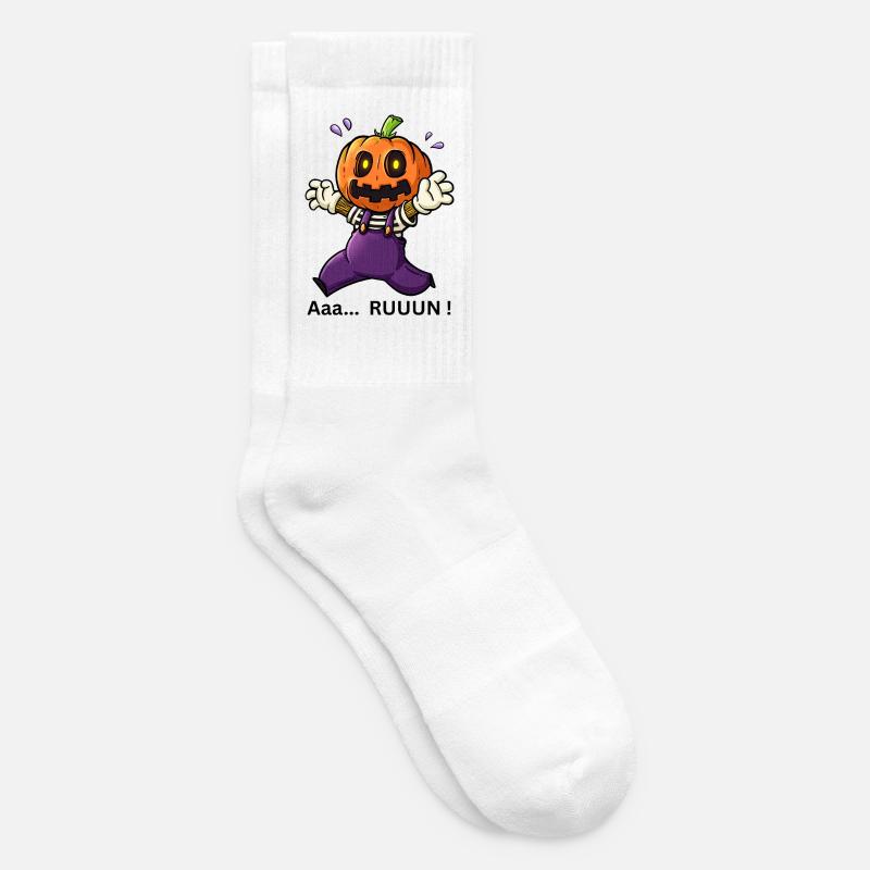 Aaa RUUUN! - Tennis socks - white