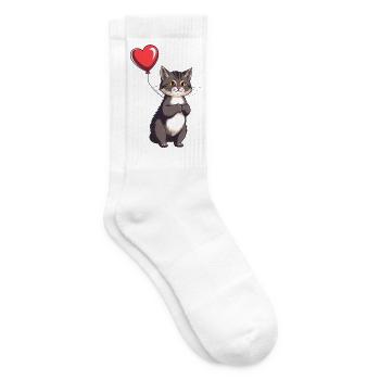 Muttertags Geschenk Mutter Muttertag Geschenkidee  - Tennissocken - Weiß - Rechts