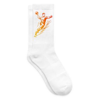 Œuvres modernes de handball pour hommes - Chaussettes de tennis - blanc - Droite