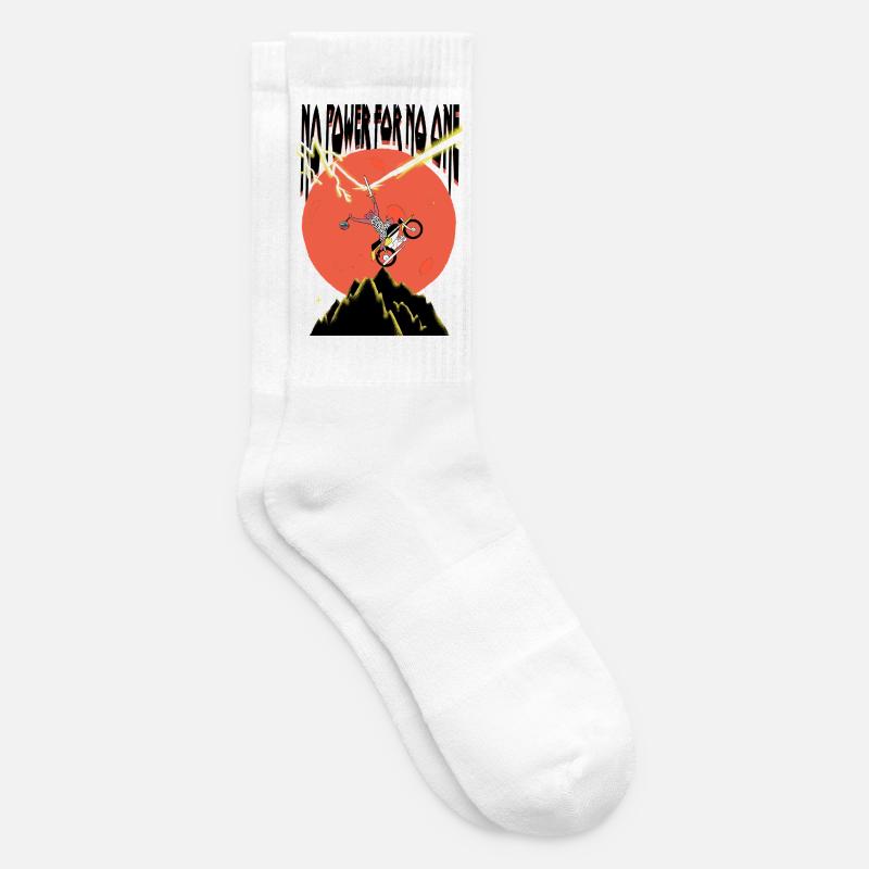 No_Power_for_no_one - Tennissocken - Weiß
