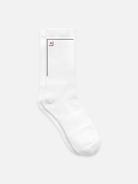Missing Image – File Not Found Portrait - Tennis socks - white