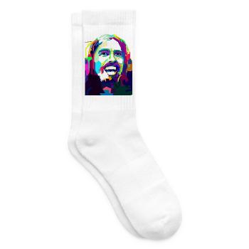 Die Tage der Rock'n'Roll-Popkunst - Tennissocken - Weiß - Rechts