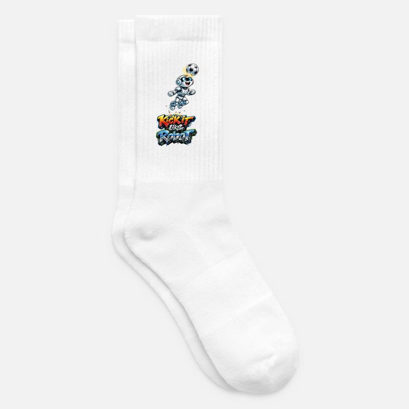 Header Robot - Tennis socks - white