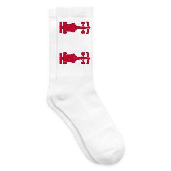 Formule Austria Formel Racing Österreich - Chaussettes de tennis - blanc - Droite