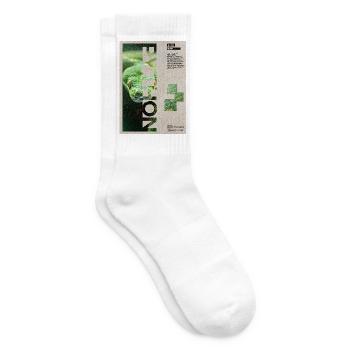 Green Tree Python Porträt - Tennissocken - Weiß - Rechts