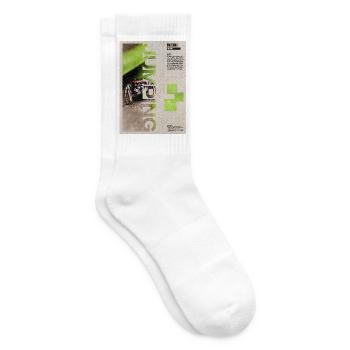 Jumping Spider Modern Art - Tennissocken - Weiß - Rechts