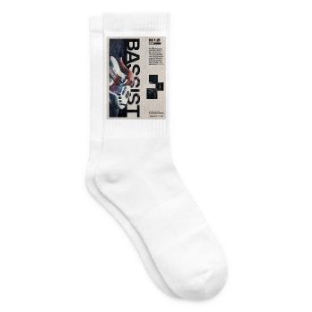 Bass Electric Bass Art - Tennissocken - Weiß - Rechts
