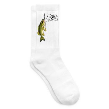 Warum immer ich - Tennissocken - Weiß - Rechts