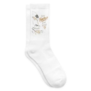 Meine Fundstelle? Netter Versuch – Goldsucher - Tennissocken - Weiß - Rechts