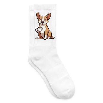 Podenco Podencos Podencoliebhaber Podencobesitzer - Tennissocken - Weiß - Rechts