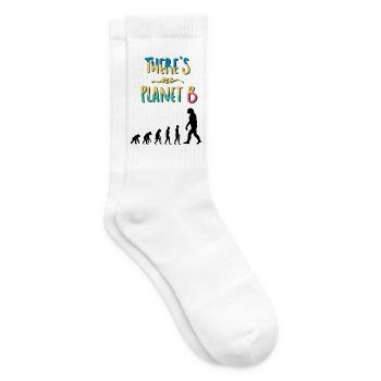 Kein B - Tennissocken - Weiß - Rechts