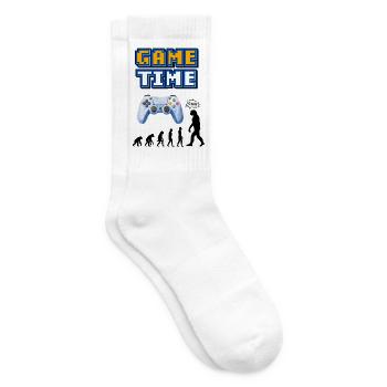 Game Time Retro Controller Entwicklung - Tennissocken - Weiß - Rechts