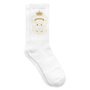 Busfahrer Majestät Der Fahrer Betritt Den Raum - Tennissocken - Weiß - Rechts
