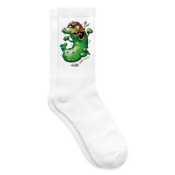 Saure Gurke - Tennissocken - Weiß - Rechts