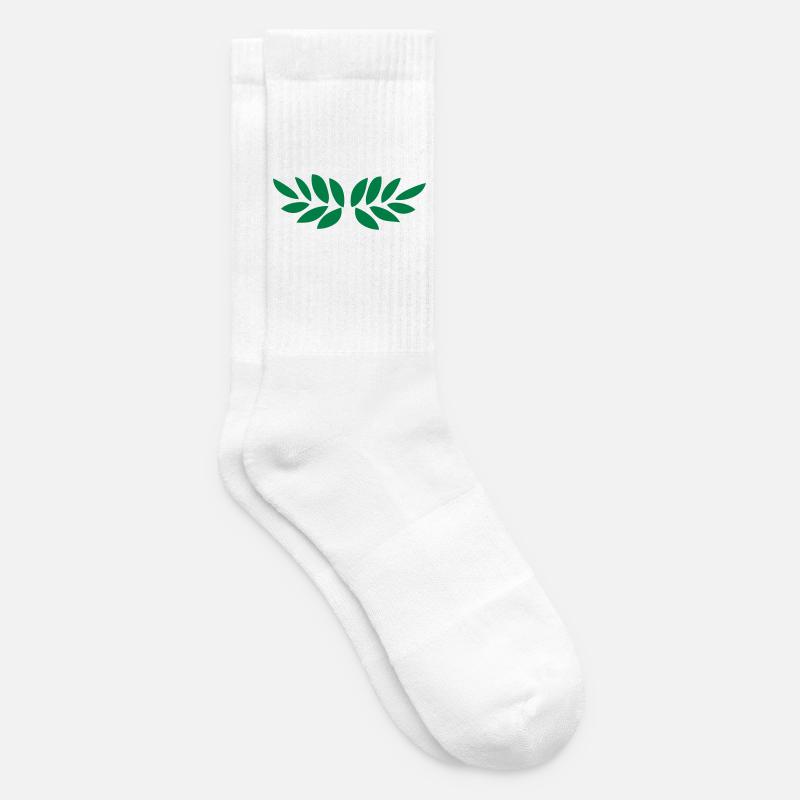 Lorbeerkranz - Tennissocken - Weiß