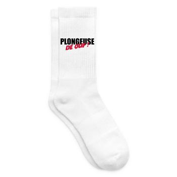Plongeuse de ouf ! - Chaussettes de tennis - blanc - Droite