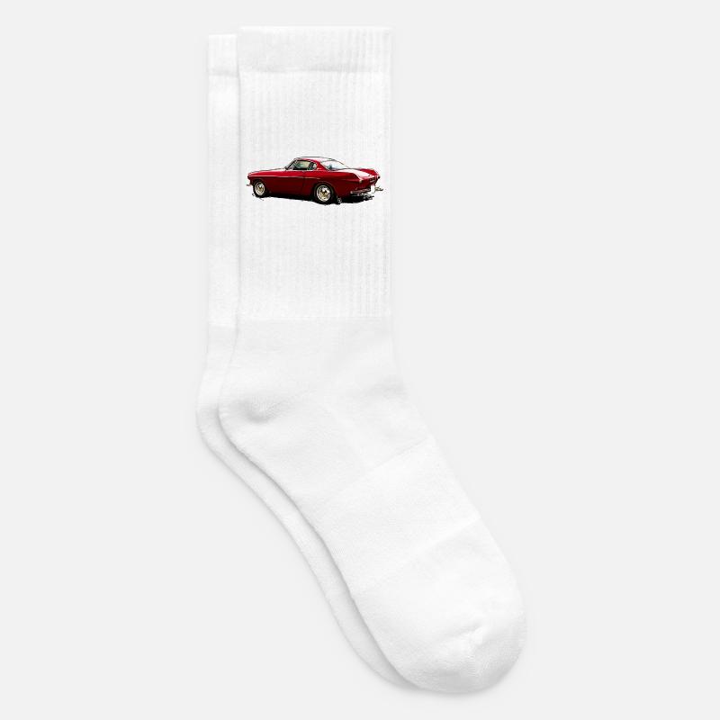 Oldtimer P1800 S - Tennissocken - Weiß