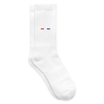 Sieg – Typografie mit Akzent - Tennissocken - Weiß - Rechts
