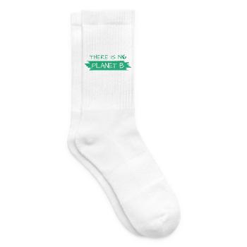 there is no planet b - Tennissocken - Weiß - Rechts