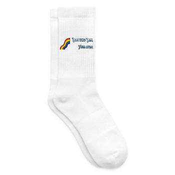 I am what I am - Tennis socks - white - Right