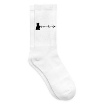 Dog - Tennis socks - white - Right