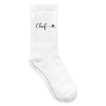 patron - Chaussettes de tennis - blanc - Droite
